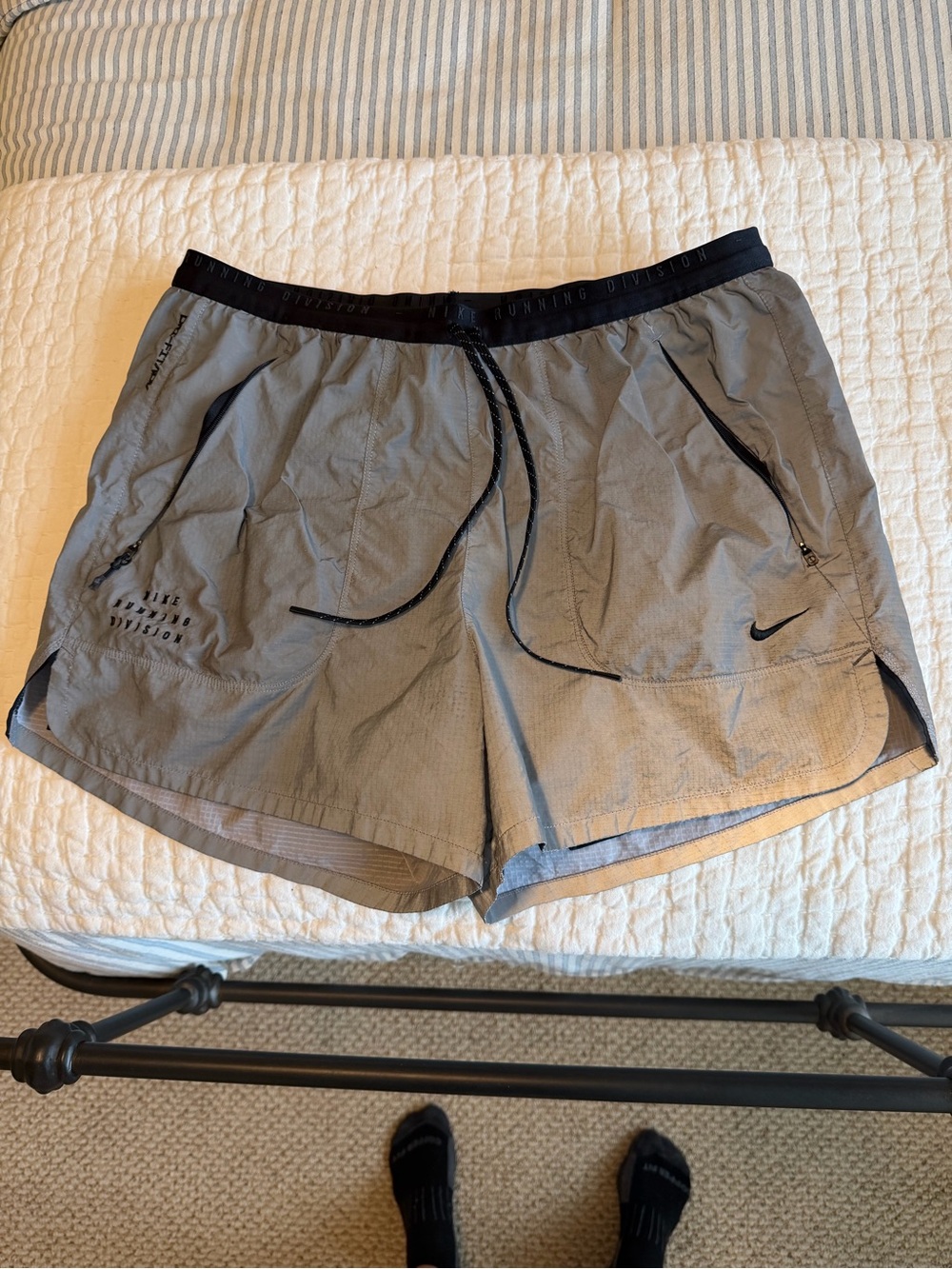 Nike Men’s Reflective Running Shorts in Size Large